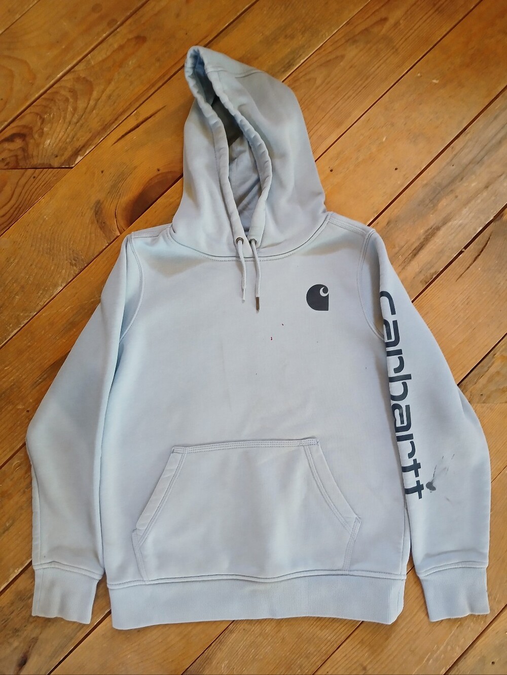 Womens Carhartt Light Blue Sweatshirt Sz S